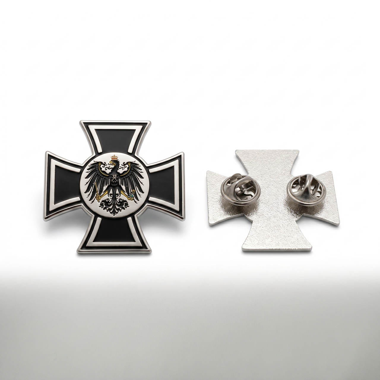 Prussian Black Eagle Iron Cross with Kingdom of Prussia Coat of Arms Replica