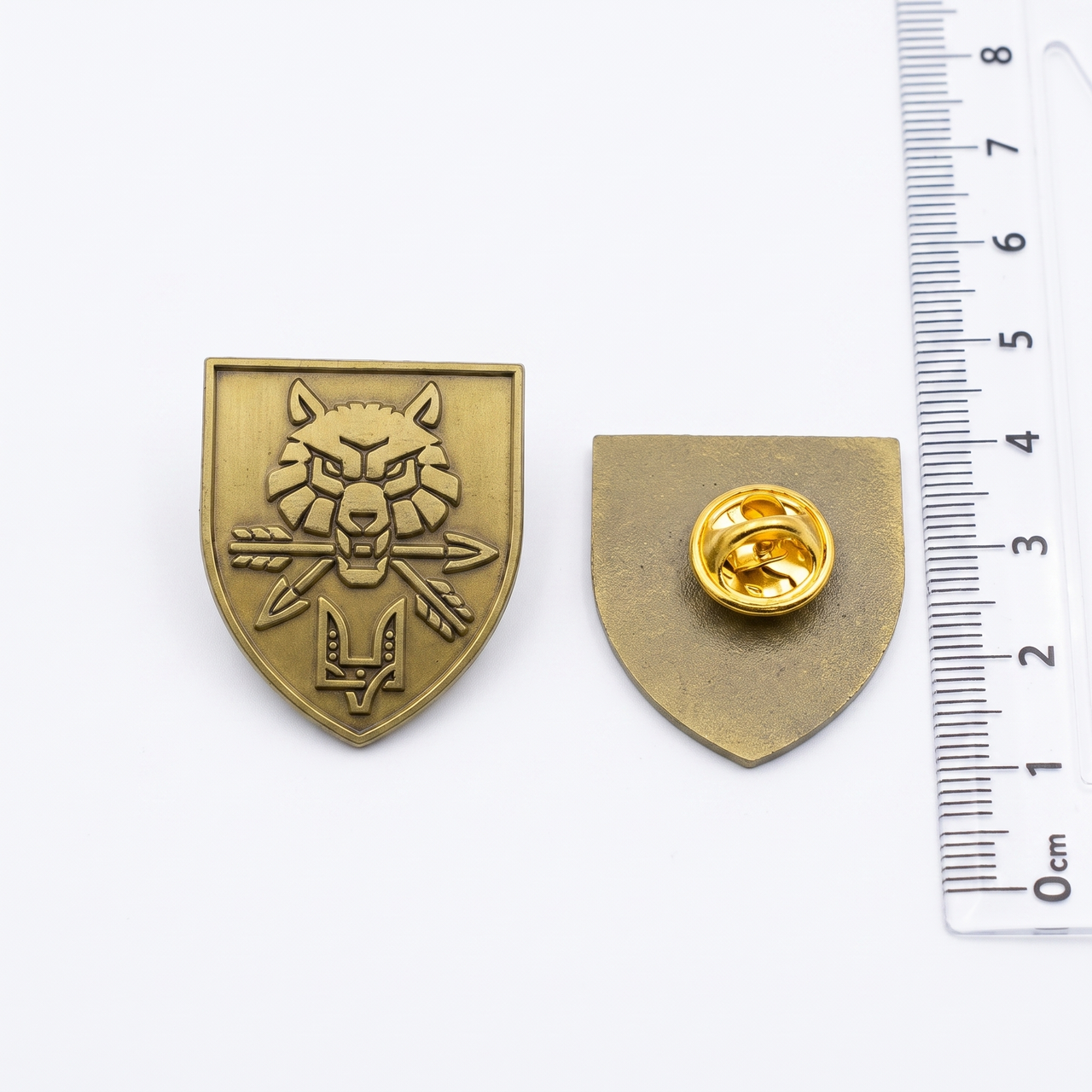 Ukraine SOF Vovkulaka Shield Special Forces Military Badge Replica