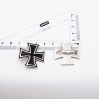 WW1 German Iron Cross Clear Acrylic Military History Badge Replica