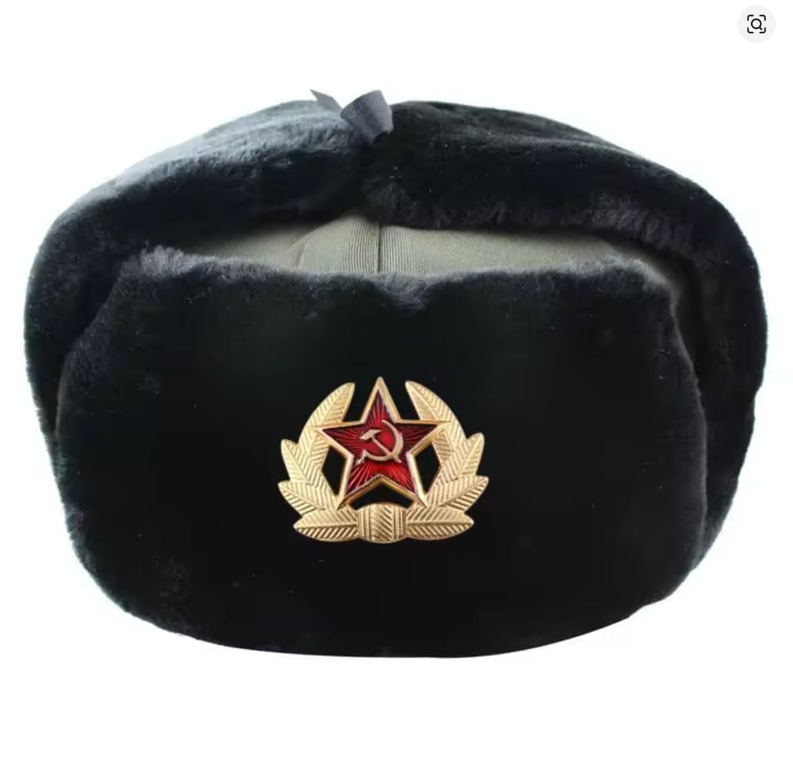 USSR Soviet Hammer and Sickle Military Officer Gold Cap Hat Badge Replica