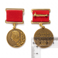 USSR Soviet State Lenin and Joseph Stalin Prize Laureate Medals Set Replica