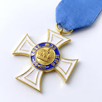 Royal Order of the Crown 4th Class Prussian Military Cross Medal Replica