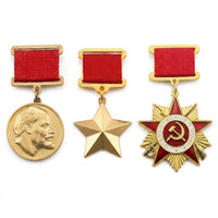 USSR Order of Lenin Hero of the Soviet Union Patriotic War Medal Replica