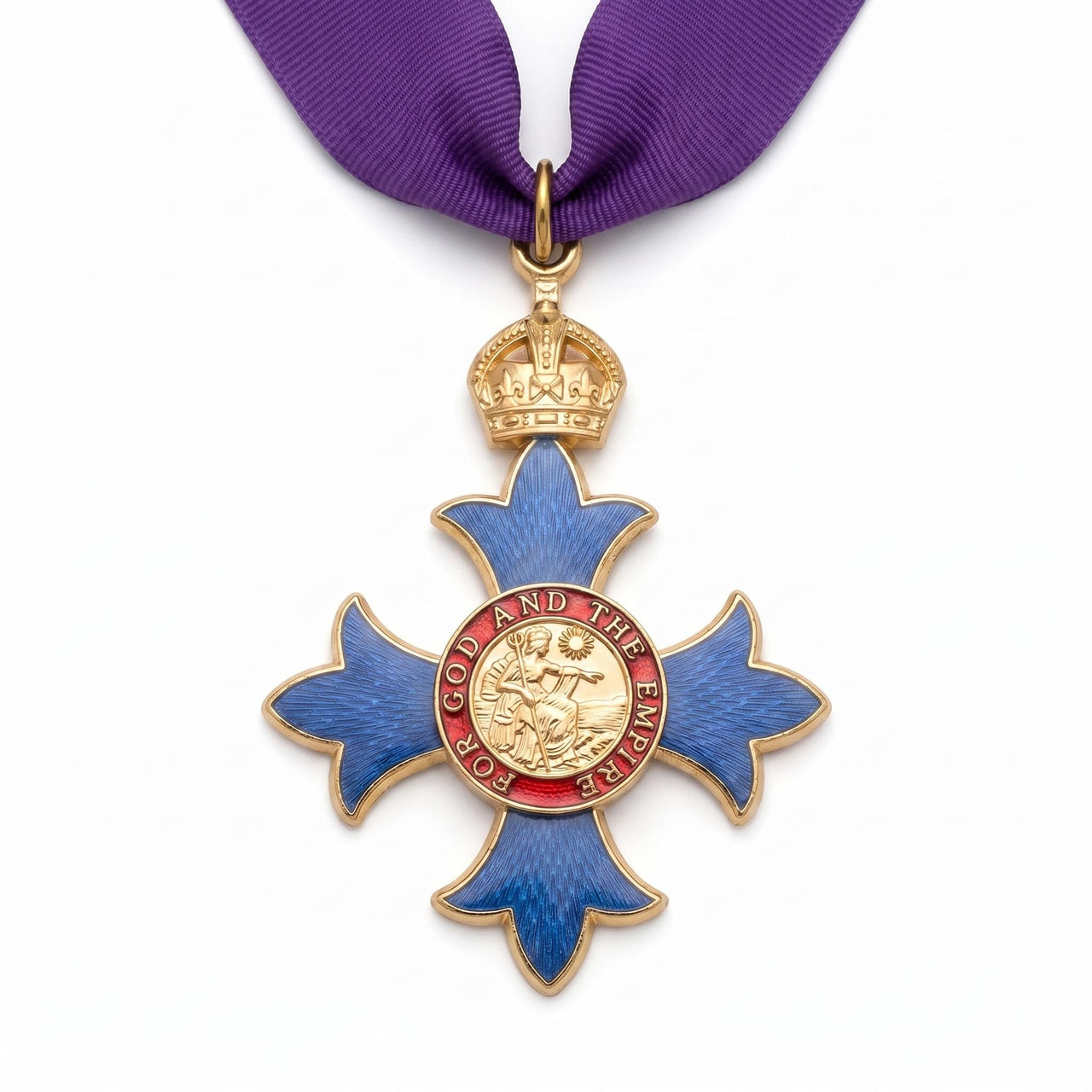 British Empire Civil Division 1st Class 1917 Order Medal Replica