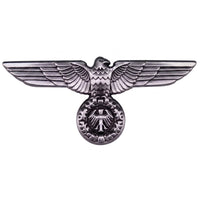 FREECROWS Imperial German Era Eagle Emblem Prussian Historical Replica Silver Tone Metal Display Artefact