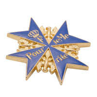 Prussian Blue Max Pour Le Merite Badge Gold Plated Military Award Replica
