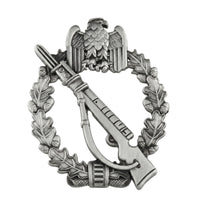 Infantry Assault Badge Riffle Emblem Bundeswehr 1957 Silver-Toned Replica