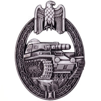 WW1 German Infantry Assault Panzer and Wound Badges Military Set Replica