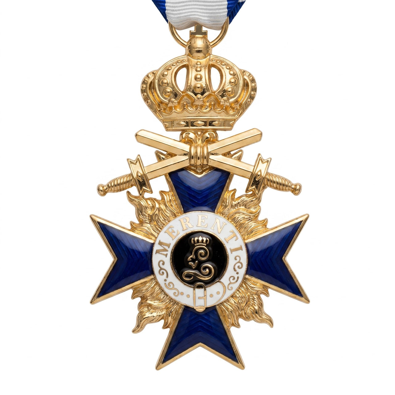Military Merit Order Bavarian Prussian Cross Medal 3rd Class Award Replica
