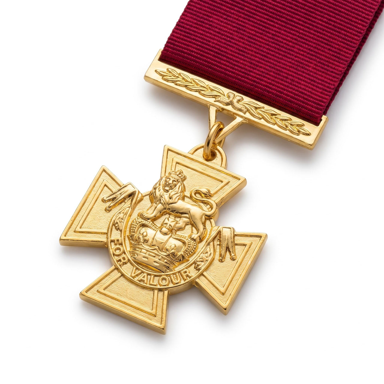 British Victoria Cross For Valour Gold Plated Military Award Medal Replica