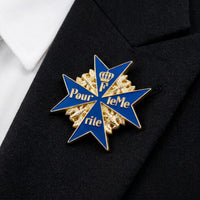 Prussian Blue Max Pour Le Merite Badge Gold Plated Military Award Replica
