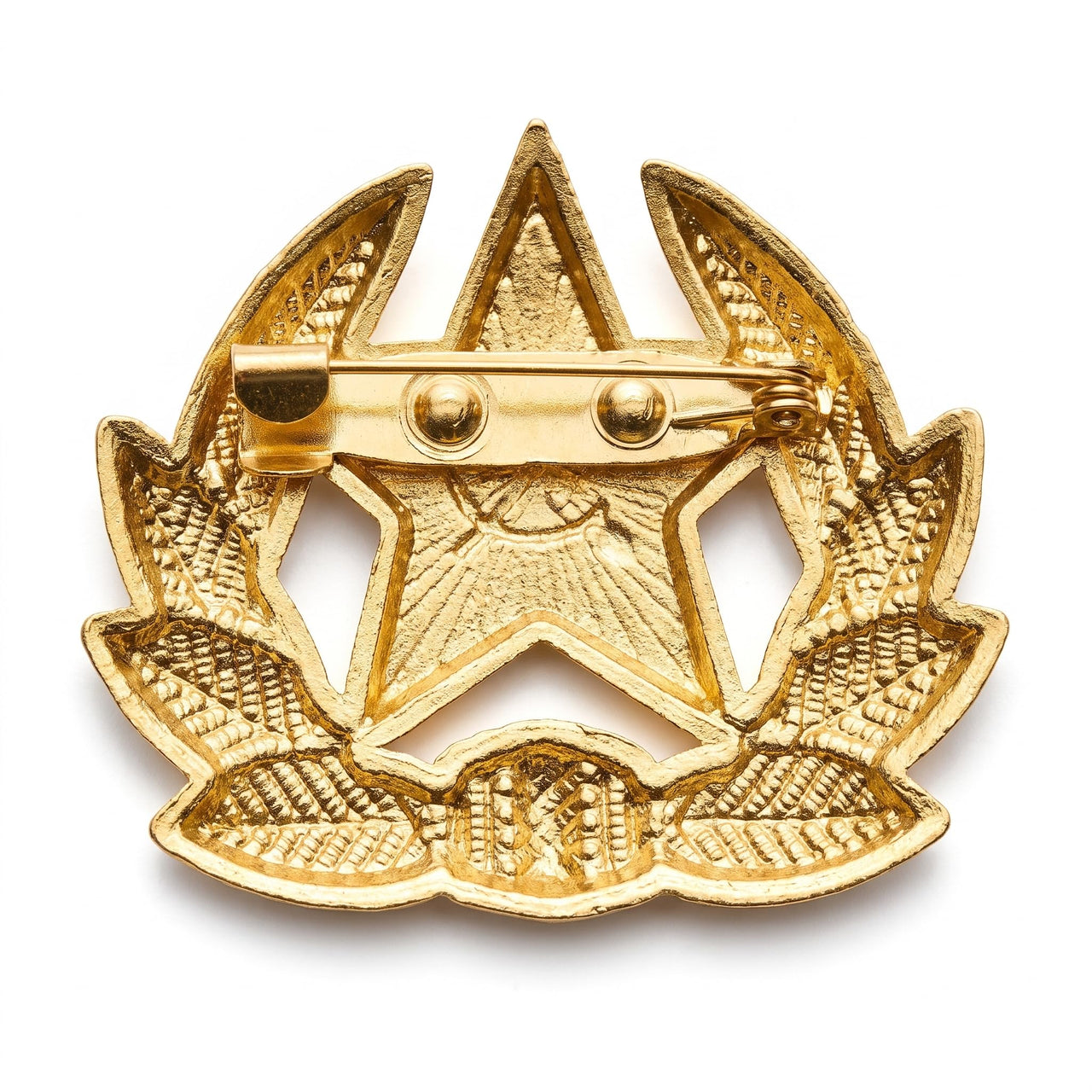USSR Soviet Hammer and Sickle Military Officer Gold Cap Hat Badge Replica