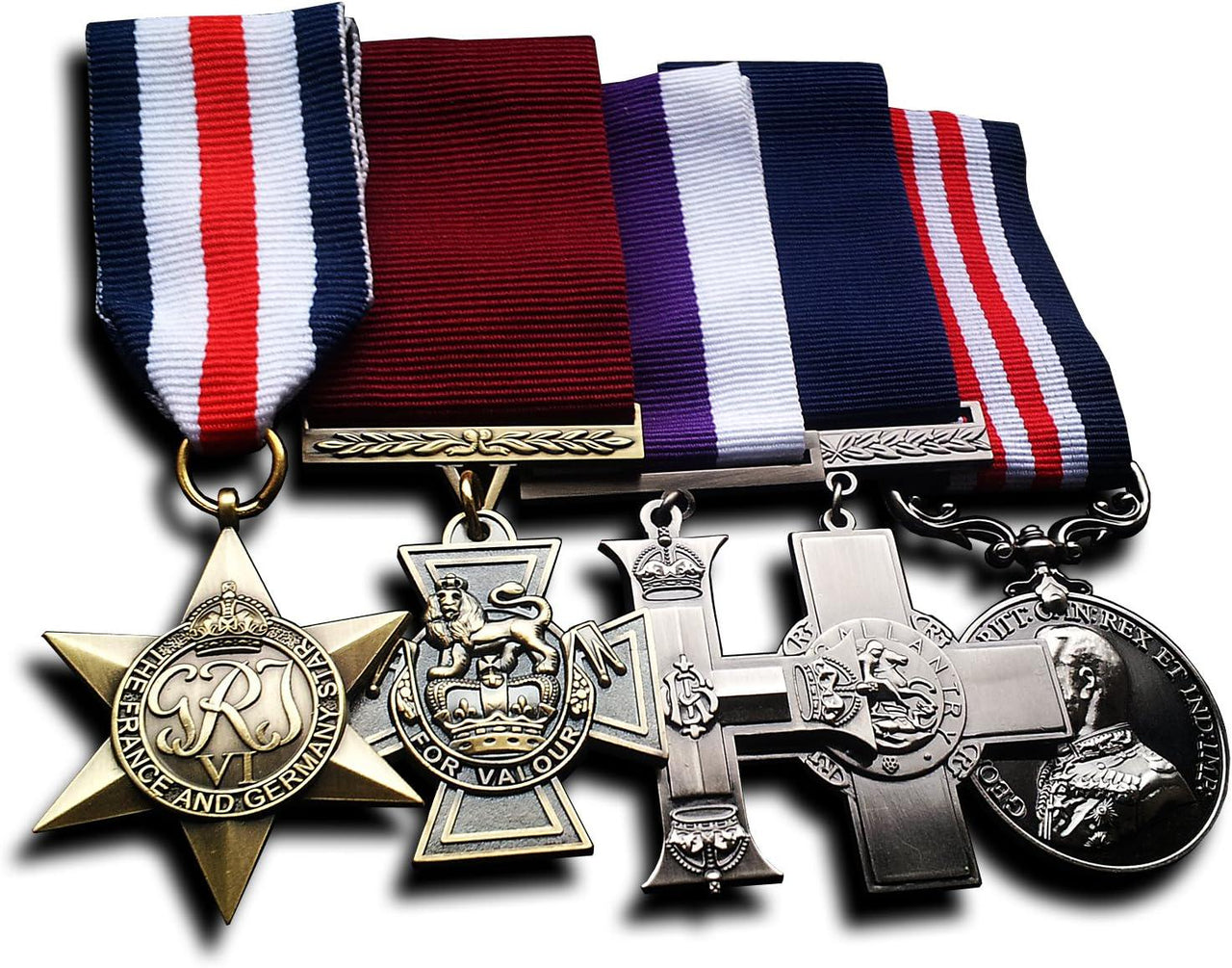 Military medal Set France Germany Star , Victoria Cross , Military Cross , George Cross & Military Medal Repro