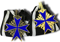 Pour Le Merite Classic  + 24k Gold Plated Cross Medal Blue Max Highest Honor Award New versions Replica