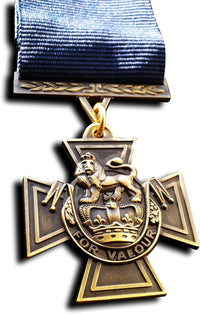 Military Medal Victoria Cross Royal Navy WW1 Medal with Blue Ribbon 1918 Naval Replica