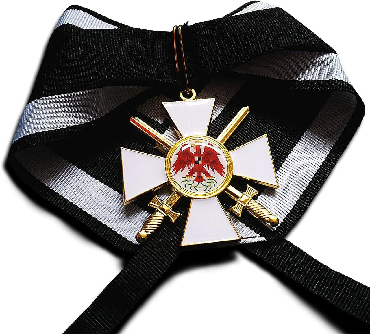 Order of The Red Eagle 2nd Class with WW1 German Medal Military Replica