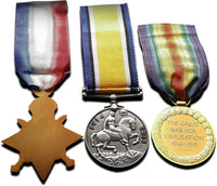 WW1 Medals Trio 1914-15 Star, War & Victory Medal New Military Award Set Replicas