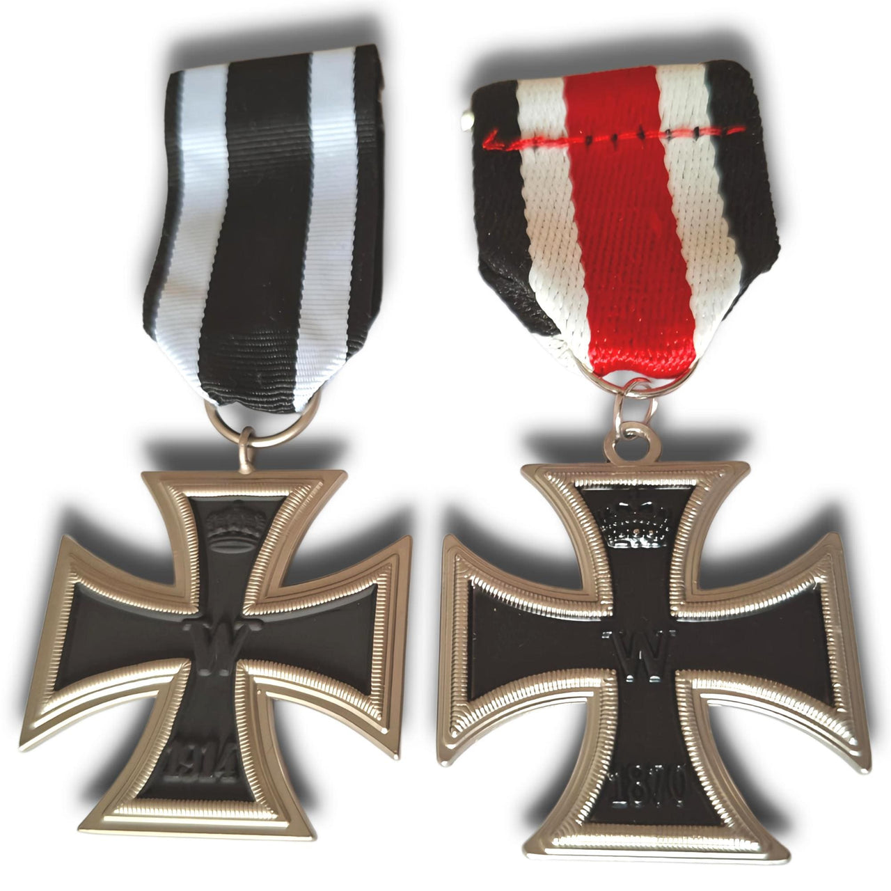 Iron Cross 1914 - Iron Cross 1870 WW1 German Medals - Military of Prussia Replica