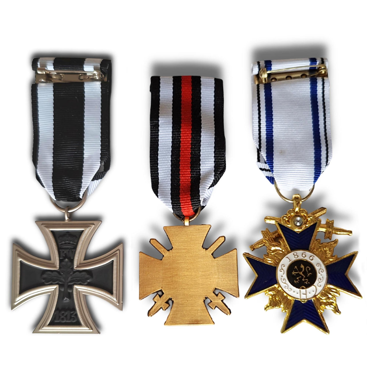 Iron Cross 1914 - Honour Class - Bavarian Military Merit Cross WW1 German Medals - Military of Prussia Replica