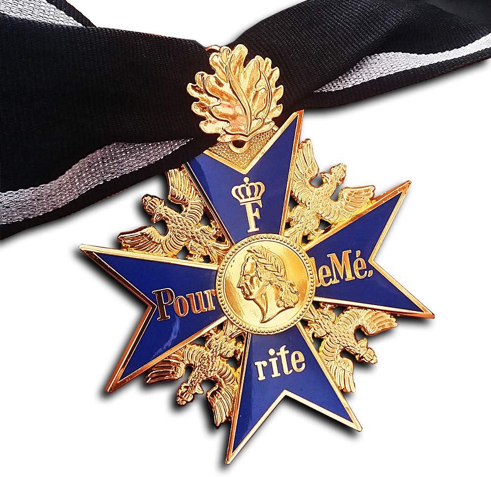 Grand Pour Le Merite - Grand Black Eagle - Grande Red Eagle + Gold Leaves WW1 German Medals Set - Military of Prussia Replicas