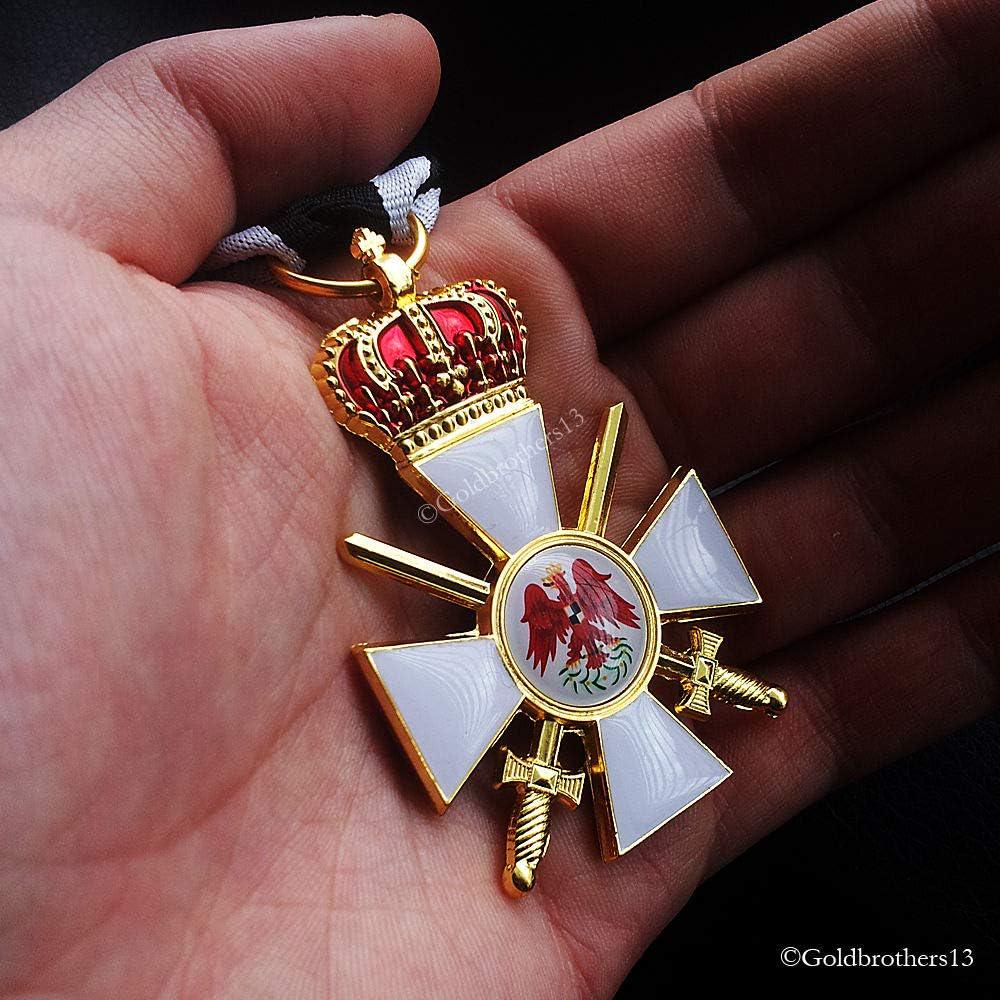 Order of The Red Eagle 1st, 2nd and 3rd Class WW1 German Medals Set- Military of Prussia Replica