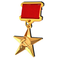 Hero of Socialist Labour WW2 Medal Badge Russian USSR Star high Award Replica