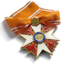 Grand Cross Prussian Order of the Red Eagle + gold leaf WW1 German Medal Military Award Replica