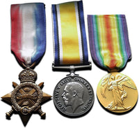 WW1 Medals Trio 1914-15 Star, War & Victory Medal New Military Award Set Replicas
