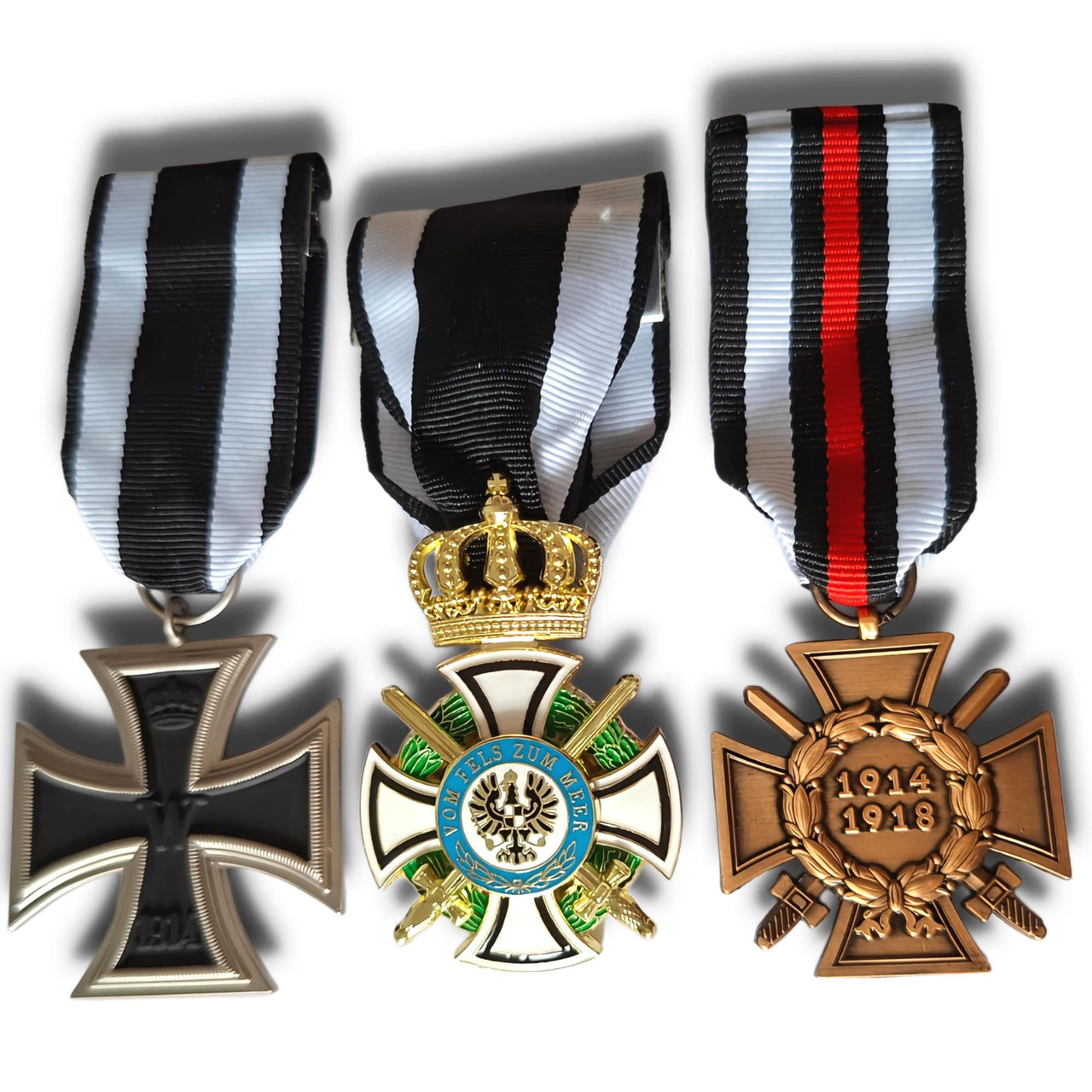 Iron Cross 1914 - Honour Class - Hohenzollern Knights Cross WW1 German Medals - Military of Prussia Replica