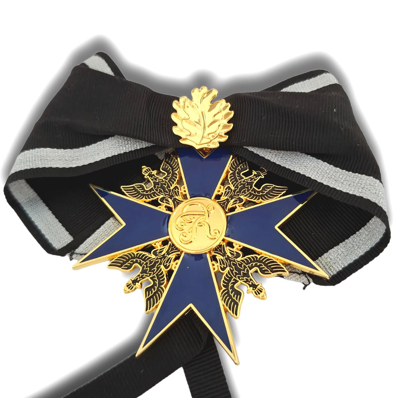 Grand Black Eagle + Gold Leaf WW1 German Medal - Military of Prussia Replica