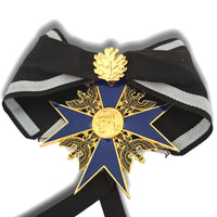 Grand Black Eagle + Gold Leaf WW1 German Medal - Military of Prussia Replica
