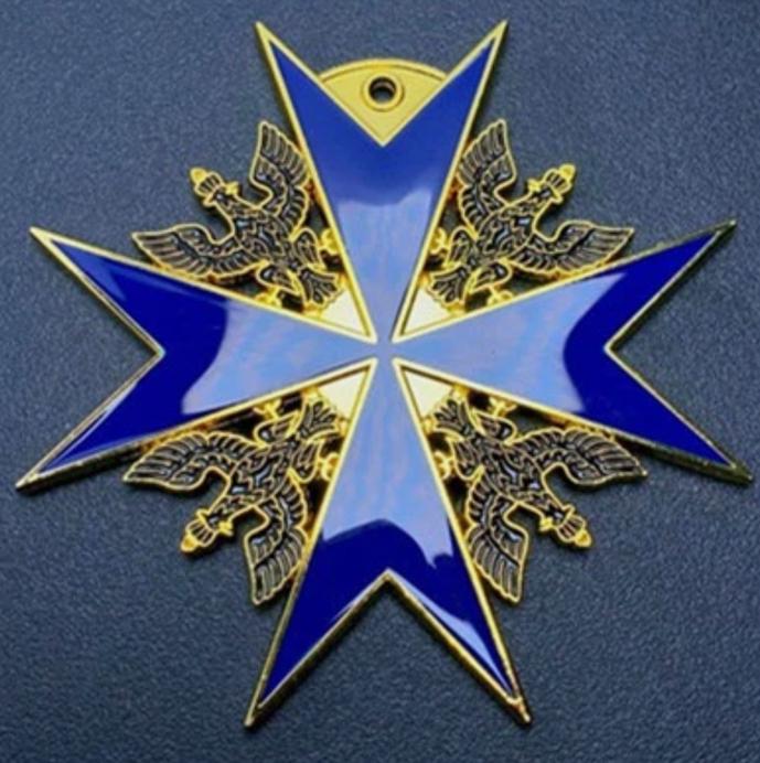 Grand Black Eagle + Gold Leaf WW1 German Medal - Military of Prussia Replica