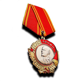 Soviet Hero of The Soviet Union & Order of Lenin Medal Set – USSR Historical Award Replica