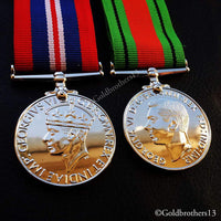 War Medal & Defence Medal , italy star, 1945 star