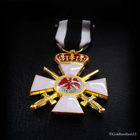 Order of the Red Eagle 3rd Class with Crown and Swords WW1 German Medal Repro