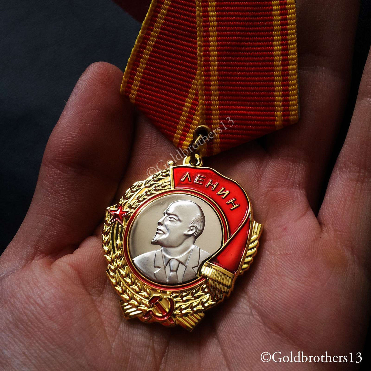 Russian badge and ribbon