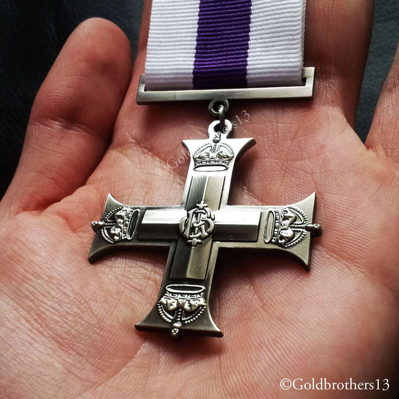 5x Set Fr Ger Star , Victoria Cross , Military Cross , Gc & Military Medal Repro