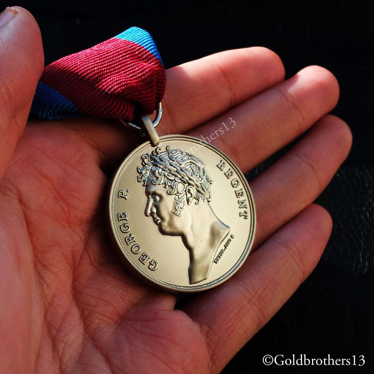 Battle Waterloo British medal